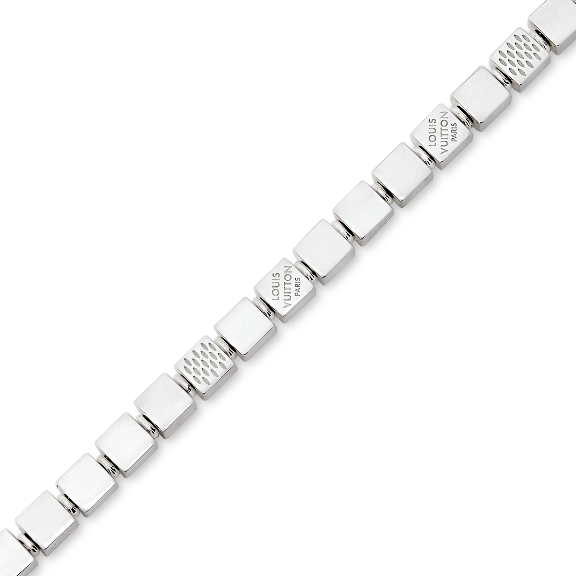 LV Cube Bracelet Silver S00 - Fashion Jewellery | LOUIS VUITTON